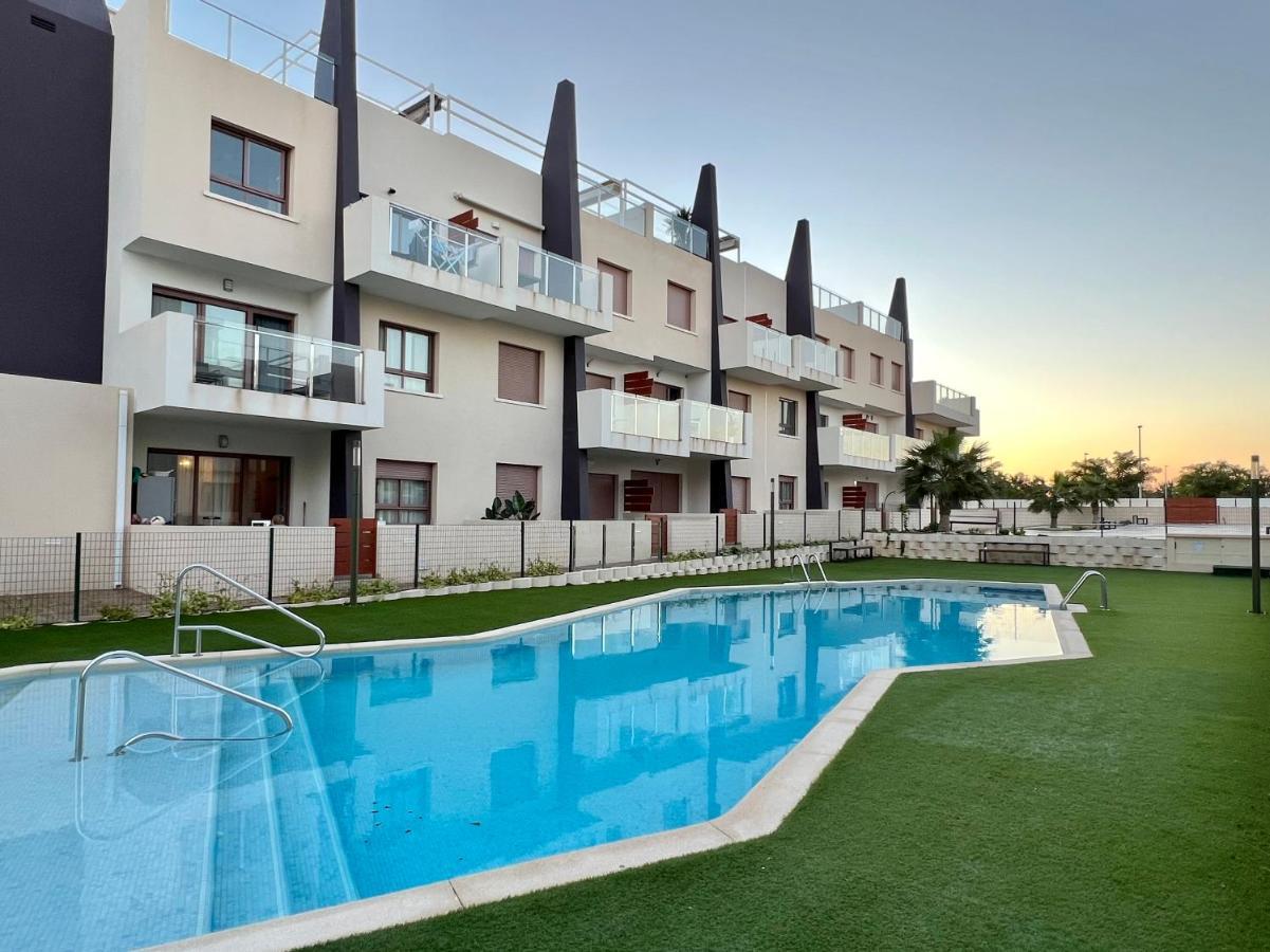 Bianca Beach 222 - Mil Palmeras, Vista Piscina Y Mar Torre de la Horadada Eksteriør billede